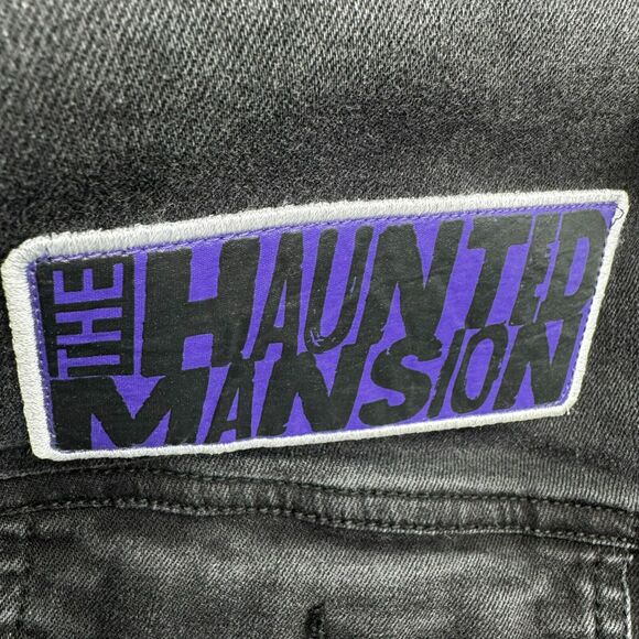 DISNEY STORE NWT Women's 3X Black Haunted Mansion‎ Denim Jean jacket Madam Leota - Picture 3 of 16